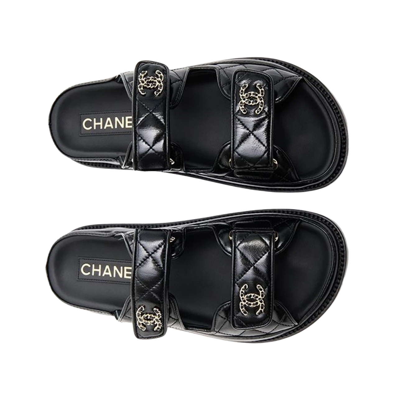 【CHANEL】ミュール サンダル ラムスキン＆ブラック