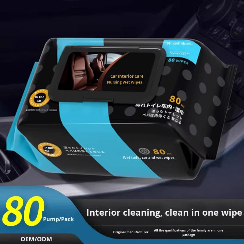 【80Pcs】Tisu Basah Serbaguna Kereta | Multipurpose Car Wipes – Anti Debu & Kotoran