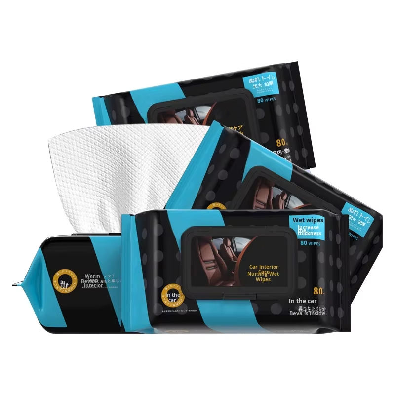 【80Pcs】Tisu Basah Serbaguna Kereta | Multipurpose Car Wipes – Anti Debu & Kotoran