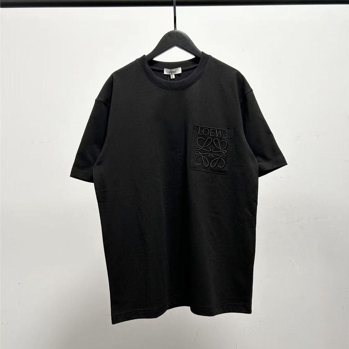 『S-4XL』2色選べる  通気性 刺繍 クラシックで贅沢なコットン半袖