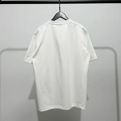 『S-4XL』2色選べる  通気性 刺繍 クラシックで贅沢なコットン半袖