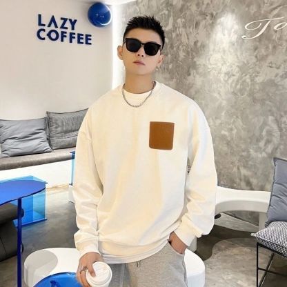 男女兼用の人気のカジュアルオールマッチラウンドネックスウェットシャツ
