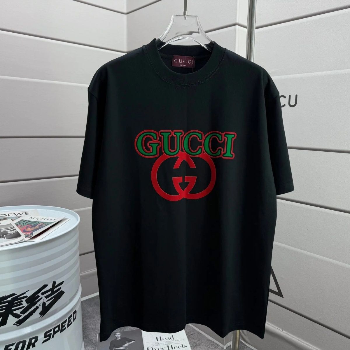 夏用プリント半袖Tシャツ ユニセックス ゆったりフィット スリムに見えるカジュアルトップス