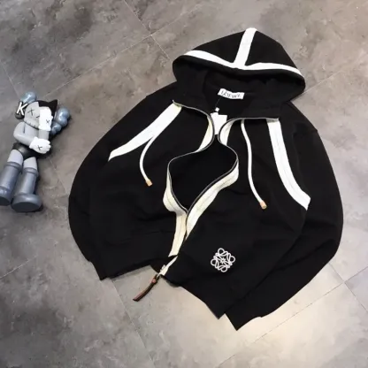 『M-XL』今季も大流行 組み合わせやすい カジュアル フード付き ジッパー アウター
