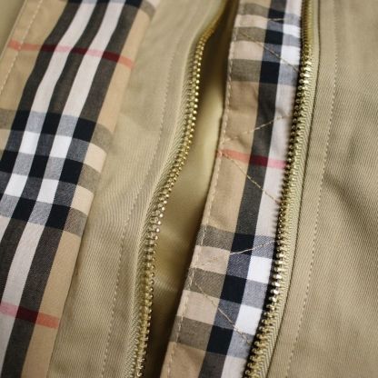 『M-XL』2025年新作トレンチコート レトロカーキチェック柄ショートジャケット