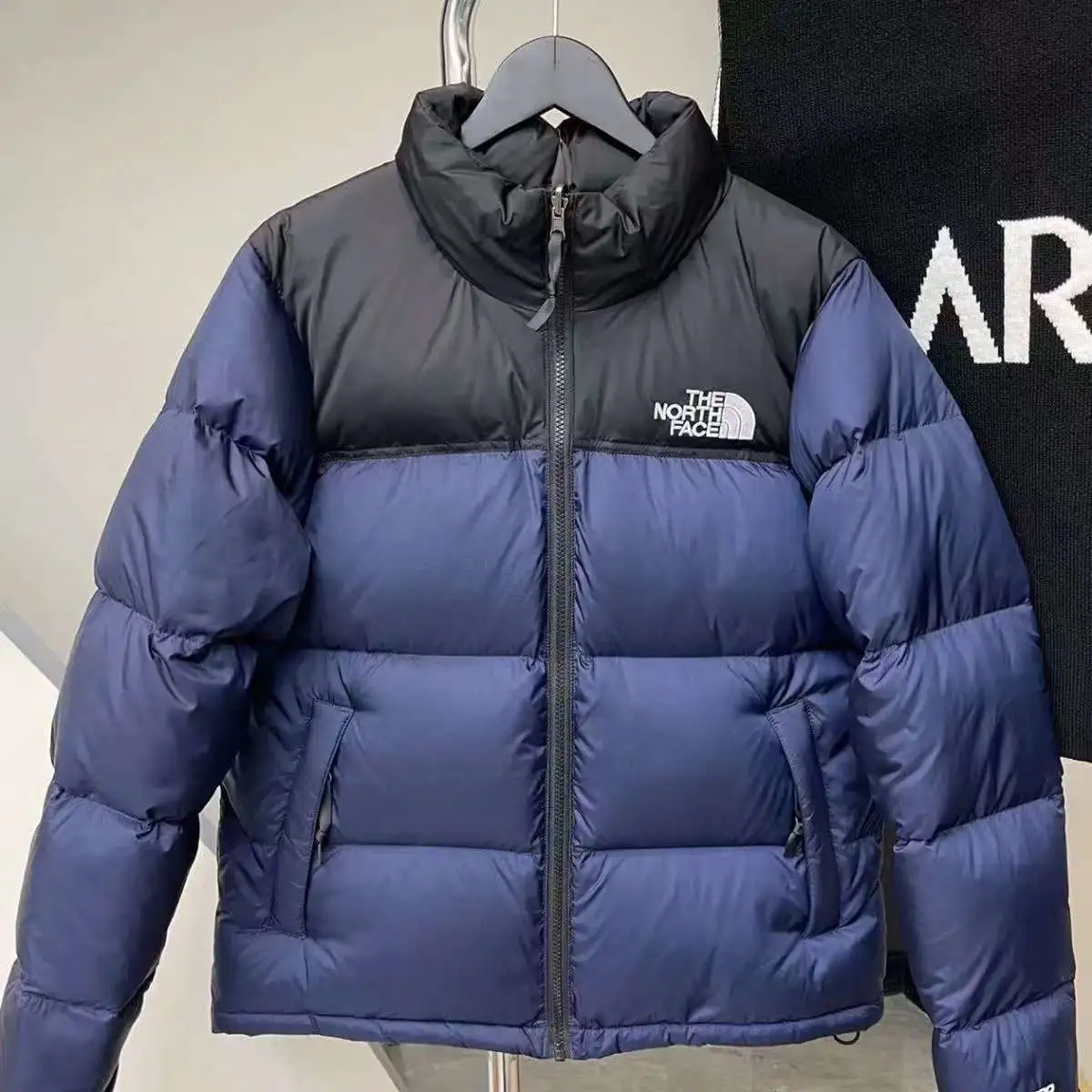 『M-2XL』クラシックな高級ダウンジャケット、暖かく防風性のある、男女兼用のカップル用コットンジャケット