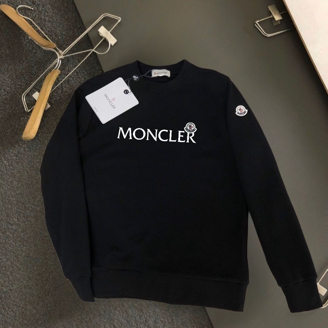 『S-3XL』刺繍入りスウェットシャツ、ユニセックス、秋冬用長袖厚手クルーネックカジュアルトップス