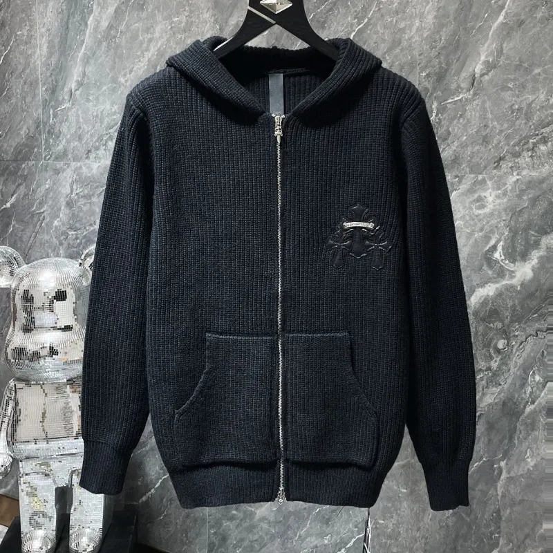 『S-XL』圧倒的セクシー 最愛の一着 ストリート フード付き ニット アウター