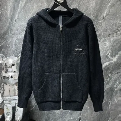 『S-XL』圧倒的セクシー 最愛の一着 ストリート フード付き ニット アウター