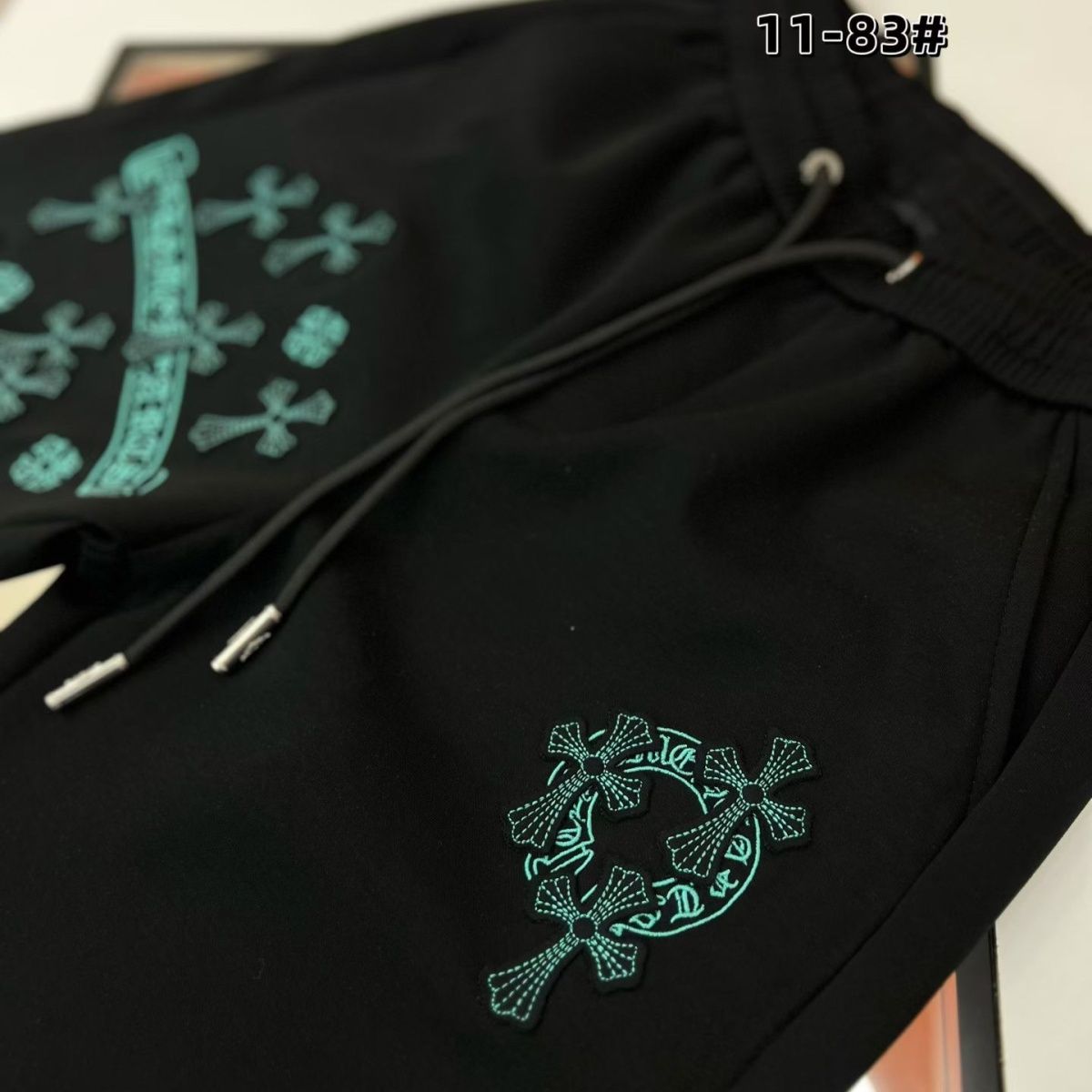 『L-5XL』トレンディでスタイリッシュな高級刺繍入りストレッチショーツ