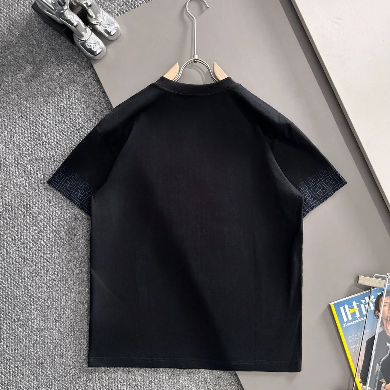 『XS-L』新作春夏クラシックレター刺繍入りカジュアルTシャツ
