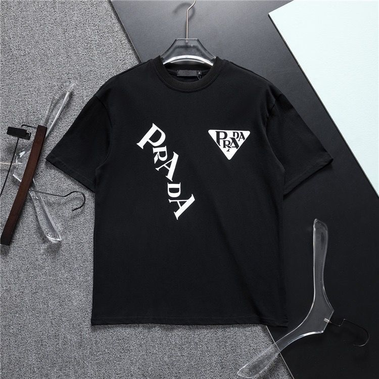 『S-3XL』夏物高級クルーネック半袖Tシャツ（男女兼用）