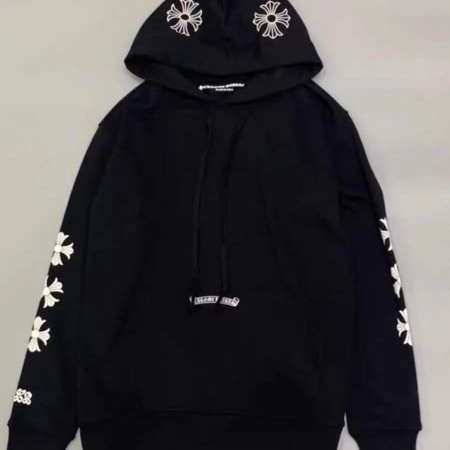 【M-3XL】ユニセックスプリントフード付きスウェットシャツとフリースカップルジャケットパーカー