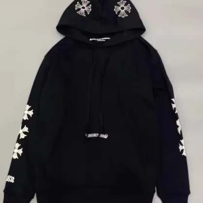 【M-3XL】ユニセックスプリントフード付きスウェットシャツとフリースカップルジャケットパーカー