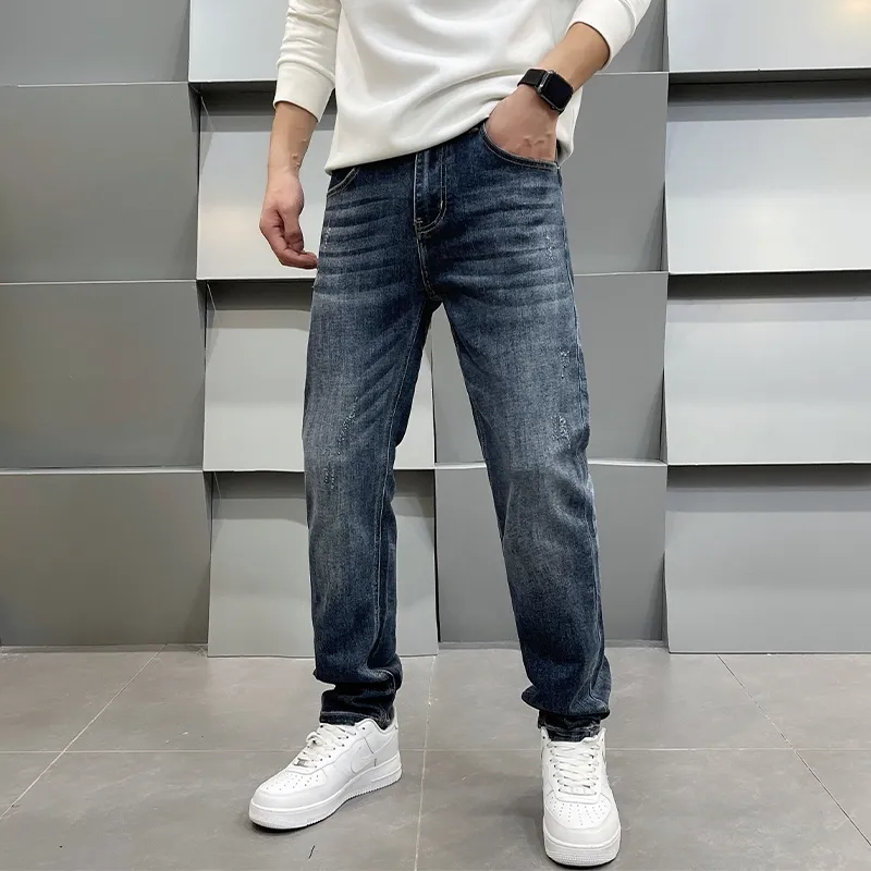 『S-3XL』激売れ中 手触り良く カジュアル モード デニム パンツ