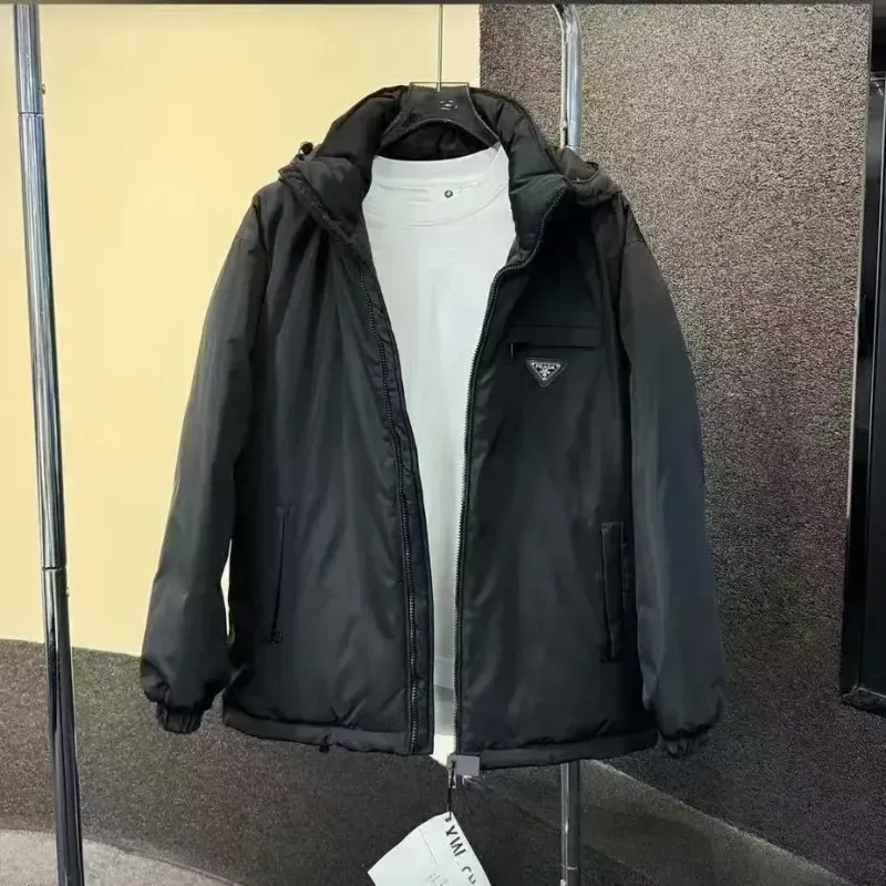 『L-4XL』超人気商品 組み合わせやすい クール フード付き ダウンジャケット