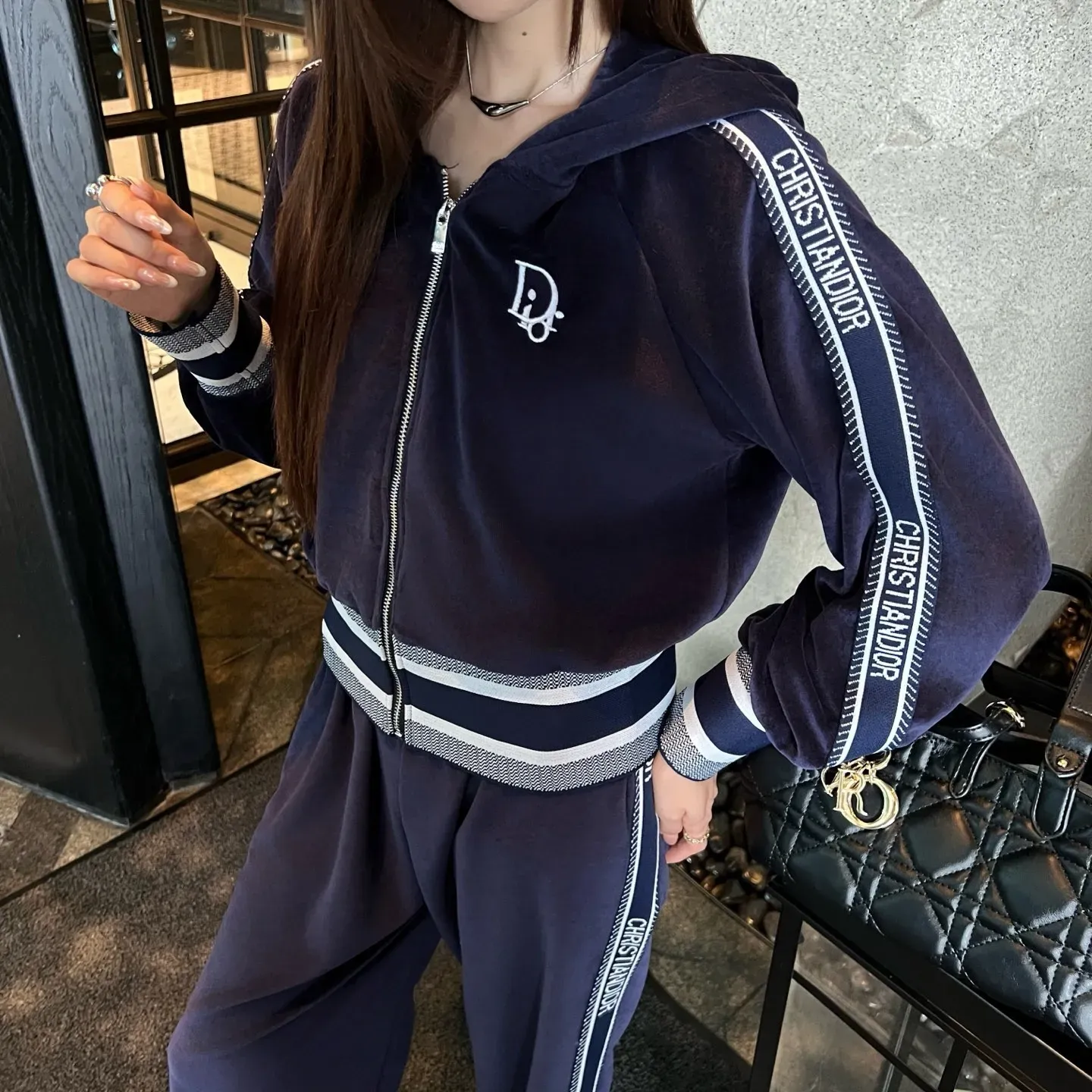 『S-L』トレンド感満点 清潔感のある デイリーに使える 痩せ見せる 肌に優しい トップス+パンツ セットアップ