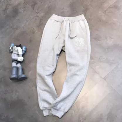 『L-XL』話題沸騰中 取り入れたい トレンド ファー 刺繍 男女兼用 パンツ