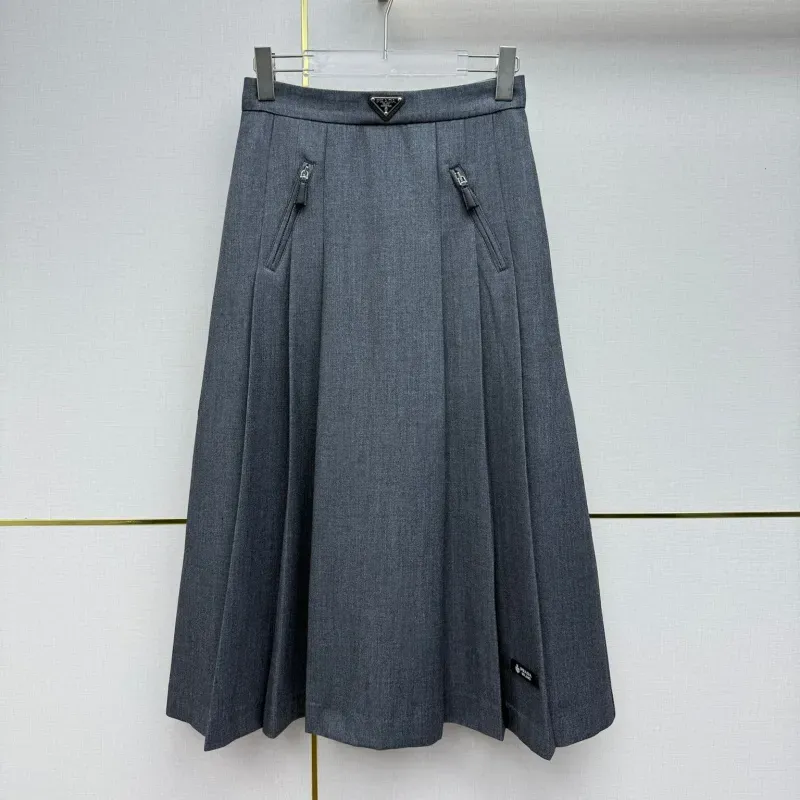 『S-L』存在感 元気いっぱい エレガント モード ジッパー スカート