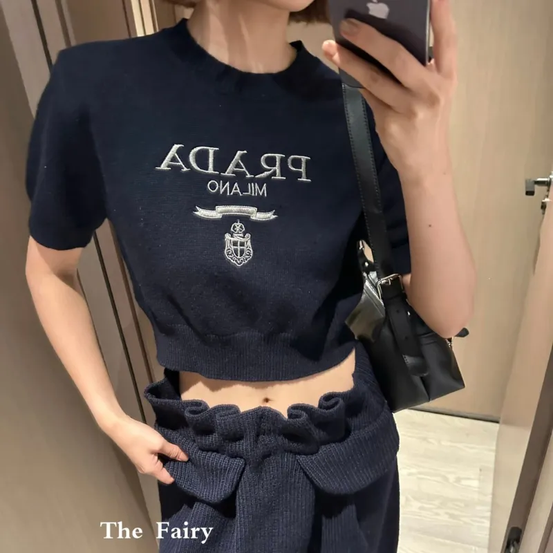 【S-L】超人気商品 絶対流行 モード カジュアル ラウンドネック プルオーバー ニット生地 Ｔシャツ