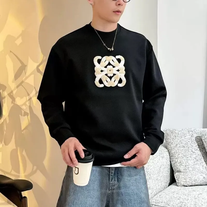 『M-XL』憧れ 新品 激売れ中 カジュアル 配色 パイル刺繍 トレーナー