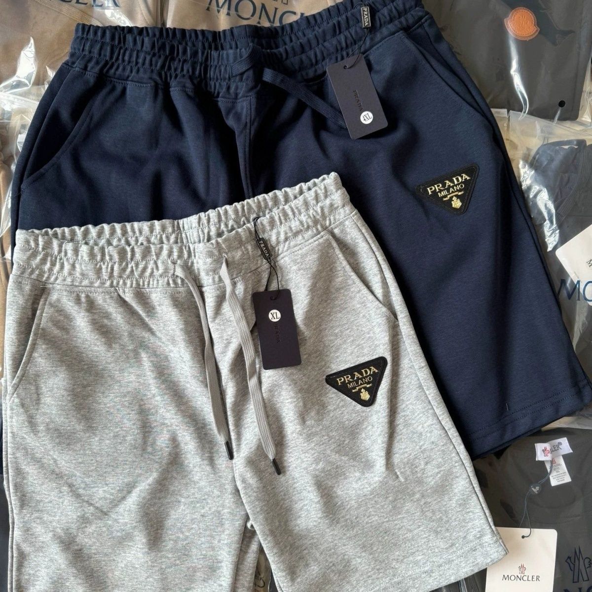 『S-5XL』流行の刺繍が施されたメンズショートパンツ。ファッショナブルでカジュアル。
