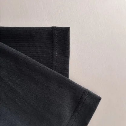『XS-L』春夏新作 定番刺繍入りカジュアル半袖Tシャツ