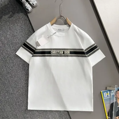 『XS-L』新作春夏定番刺繍入りカジュアルルーズ半袖Tシャツユニセックス