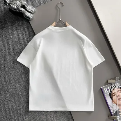 『S-XL』男女兼用の、シンプルでカジュアルな新しい定番のゆったりとした半袖Tシャツ