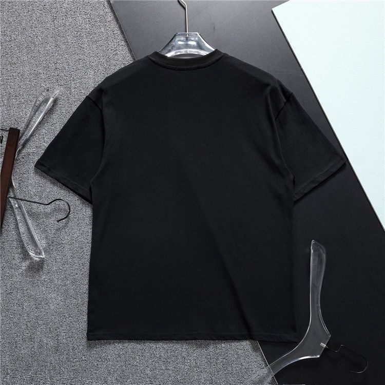『S-3XL』夏物高級クルーネック半袖Tシャツ（男女兼用）