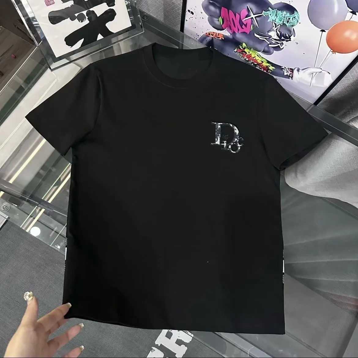 『S-3XL』夏の刺繍入り高級メンズカジュアル半袖・ショートパンツスーツ