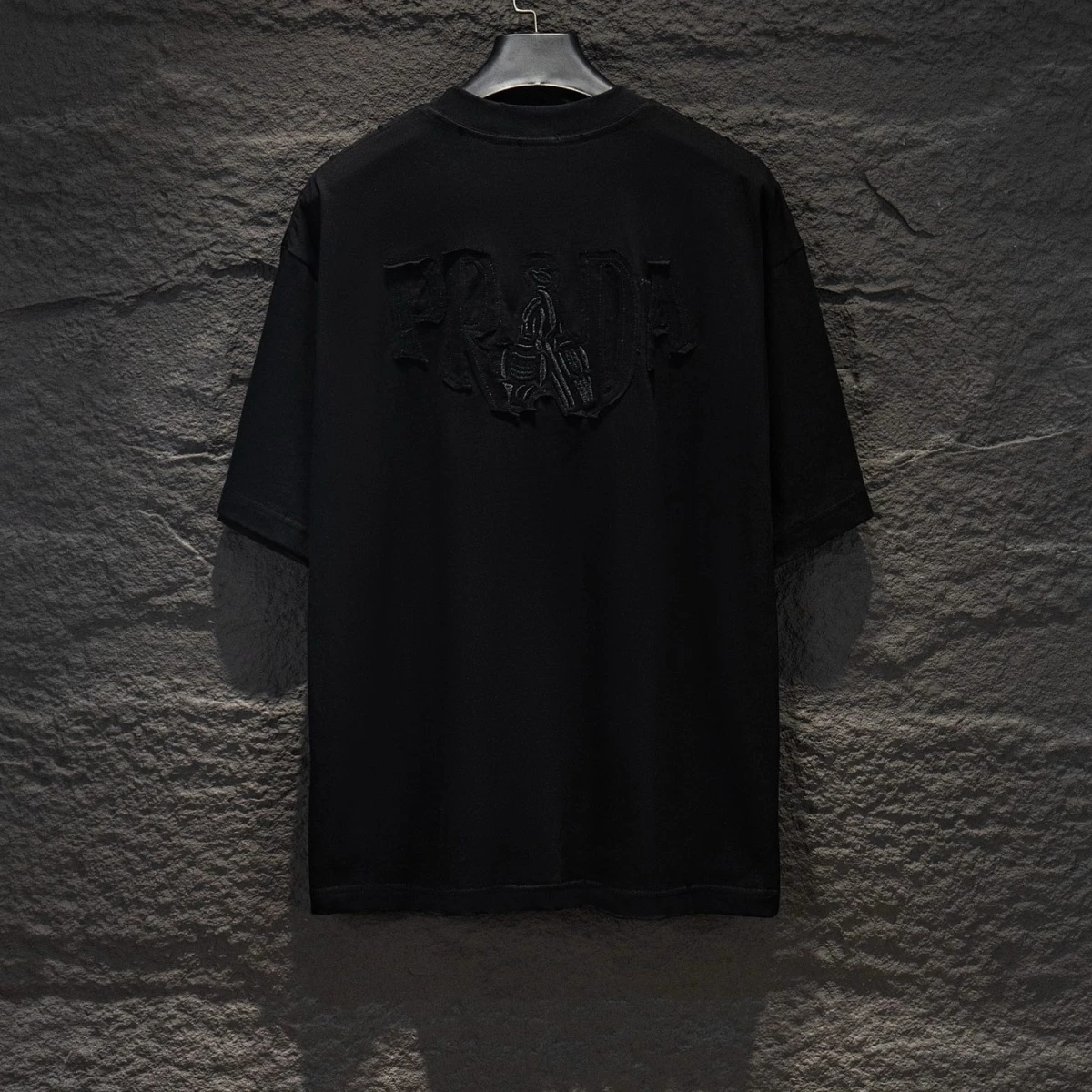 『S-XL』新作ラウンドネック半袖刺繍パッチメンズカジュアルスタイル