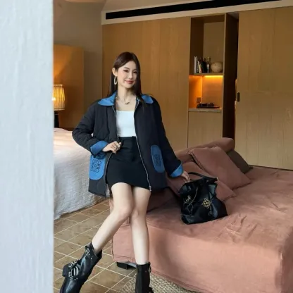 『M-L』好感度UP 最愛の一着 ファッション 折り襟 キルティングジャケット