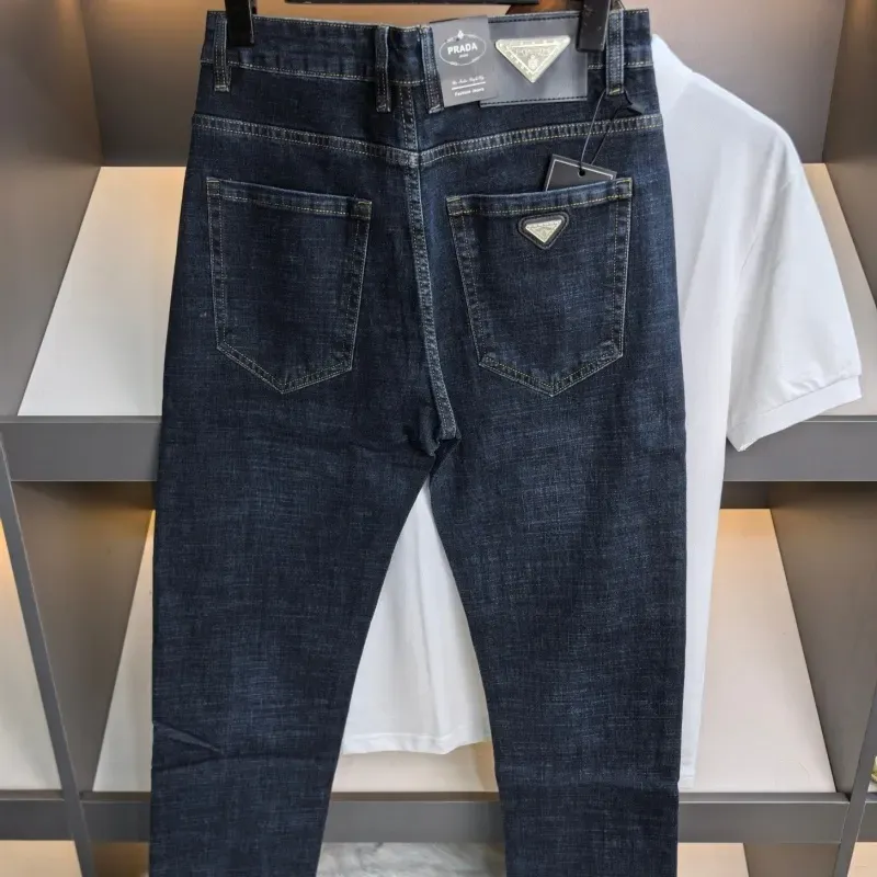 『S-2XL』メンズトレンドのスリムフィットカジュアルジーンズ