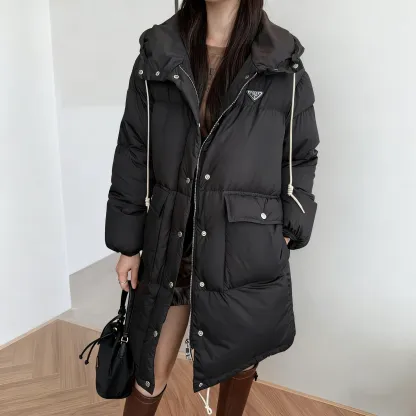 『S-L』美人度アップ クラシック高品質 暖かい 防風 着痩せ効果 合わせやすいダウンアウター
