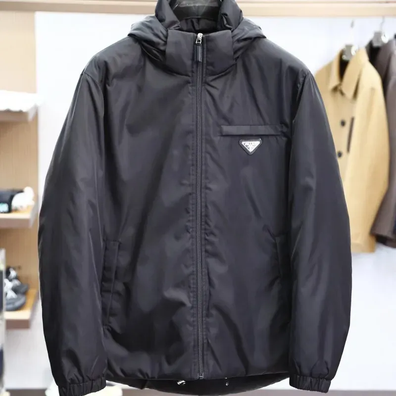 『L-4XL』超人気商品 組み合わせやすい クール フード付き ダウンジャケット