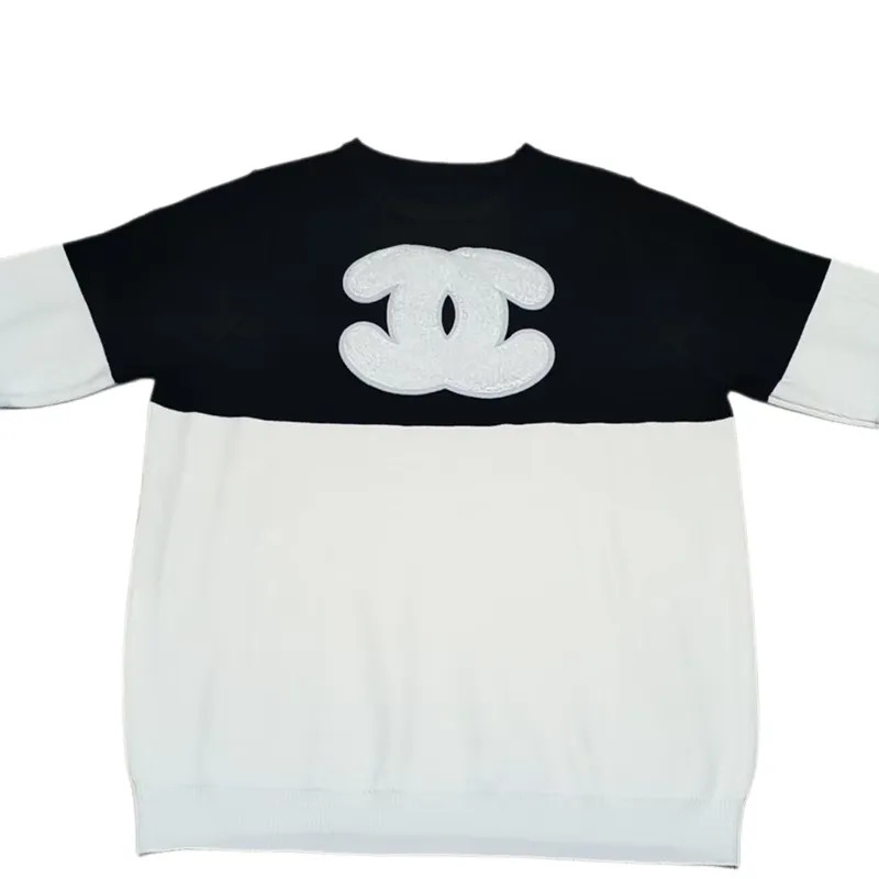 『S-XL』『S-L』ゆったりとしたカラーマッチングレターの新作ラウンドネック秋冬プルオーバーセータートップ
