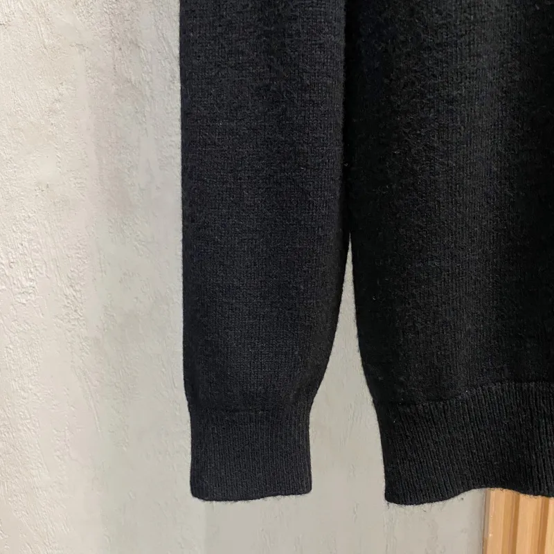 『XS-3XL』絶対後悔しない 手触り良くトレンド シンプル カジュアル 着回し力抜群 刺繍 ニットセーター