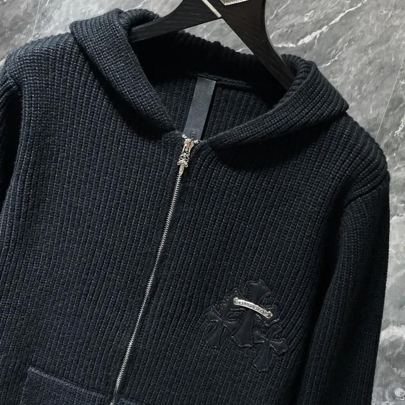 『S-XL』圧倒的セクシー 最愛の一着 ストリート フード付き ニット アウター