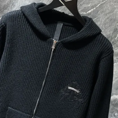 『S-XL』圧倒的セクシー 最愛の一着 ストリート フード付き ニット アウター