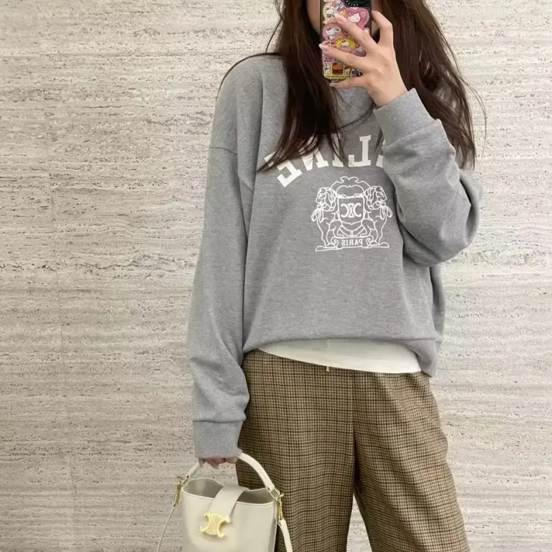 『S-L』売れ切れ必至 着心地良い ファッション カジュアル プリント トレーナー
