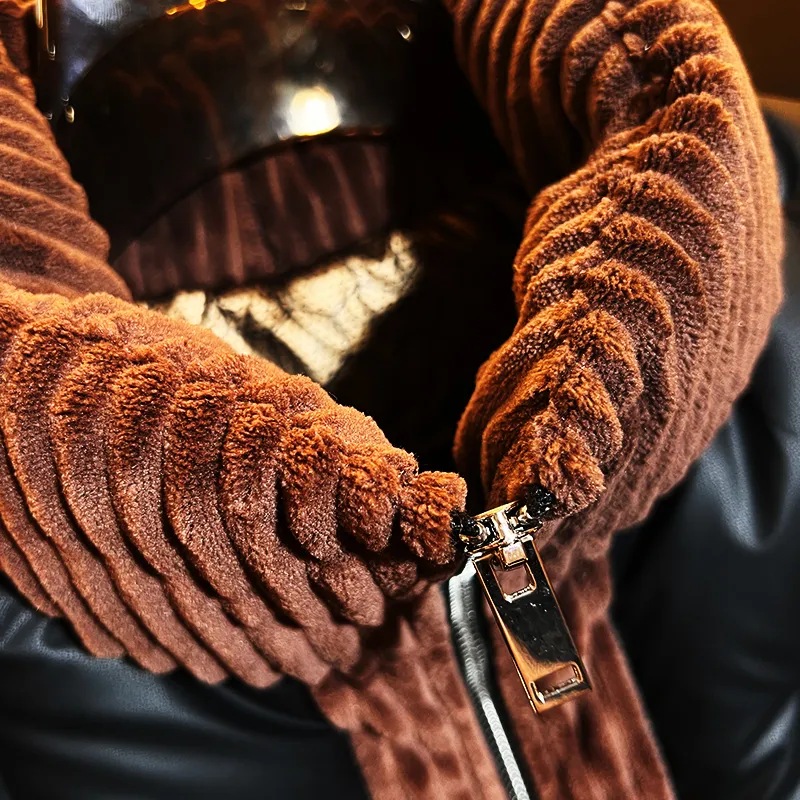 高級刺繍入りスタンドカラーダウンジャケット、暖かくて防寒性のある冬用コート。