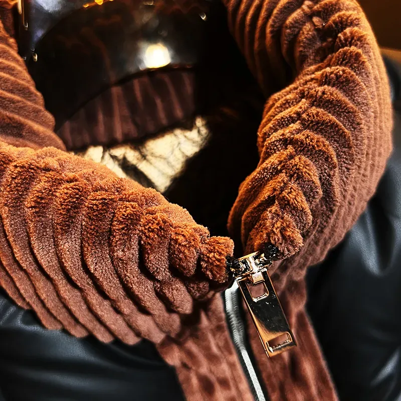 高級刺繍入りスタンドカラーダウンジャケット、暖かくて防寒性のある冬用コート。