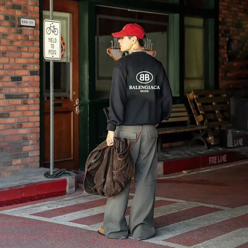 『S-5XL』激売れ中 今季も大流行 お気に入り 合わせやすい モード おしゃれ プリント トレーナー