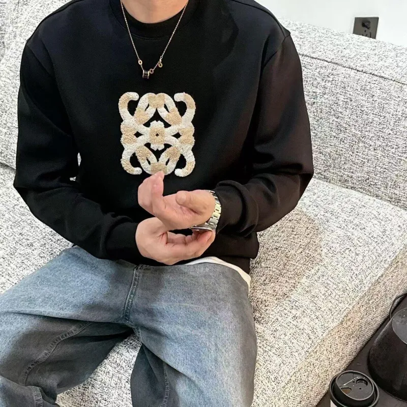 『M-XL』憧れ 新品 激売れ中 カジュアル 配色 パイル刺繍 トレーナー