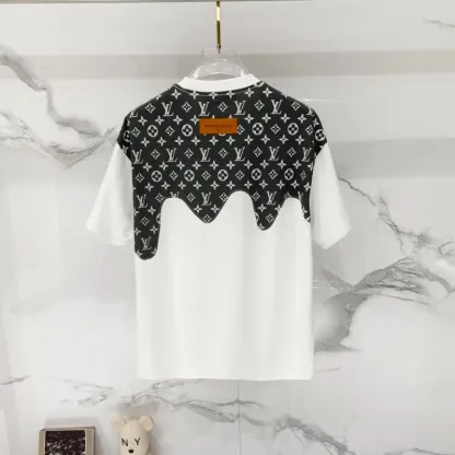 『XS-L』超人気商品 高級感 キレカジ プリント ラウンドネック 半袖 Tシャツ