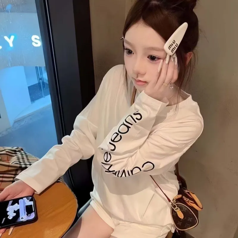『S-3XL』好感度100％ 質感のいい 合わせやすい ファッション フェミニン 長袖Tシャツ