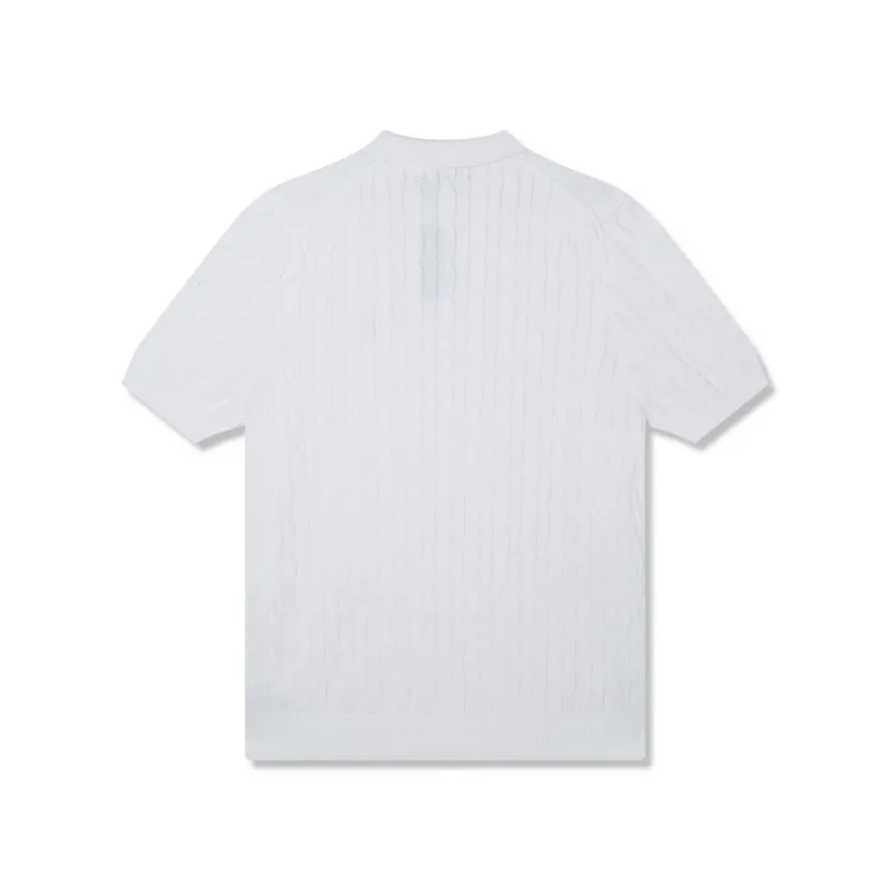 『S-XL』今季も大流行 着心地良い トレンド POLOネック ニット生地 Tシャツ