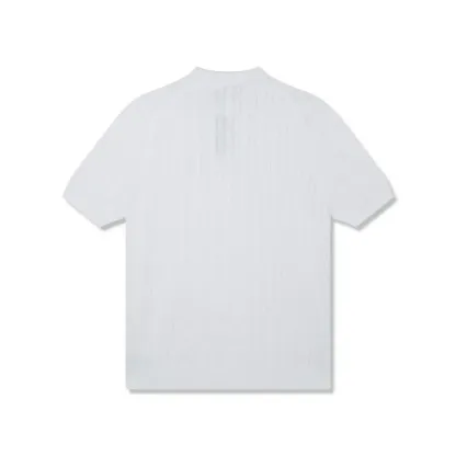 『S-XL』今季も大流行 着心地良い トレンド POLOネック ニット生地 Tシャツ