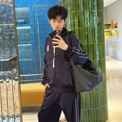 S-L』イメチェンに最適 毎日着たくなる 男女兼用 ファッション 合わせやすい トップス+パンツ セットアップ 1